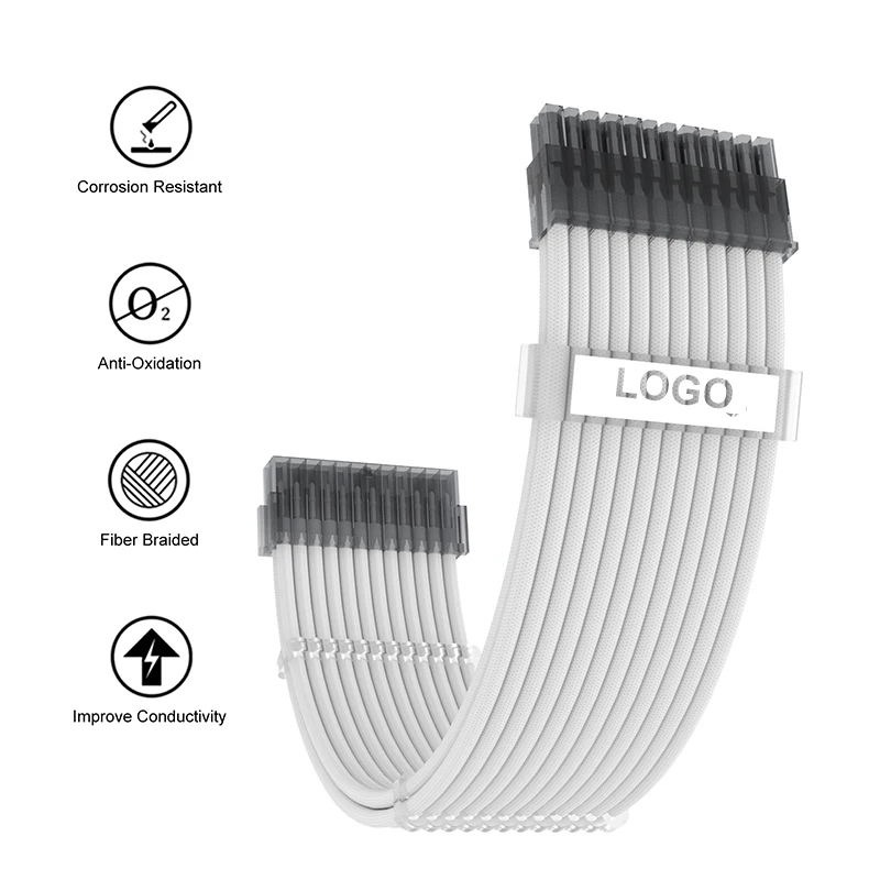 Sleeved Extension Cables Psu Extension Kit 30cm Atx 24pin,Cpu4+4p,Pcie