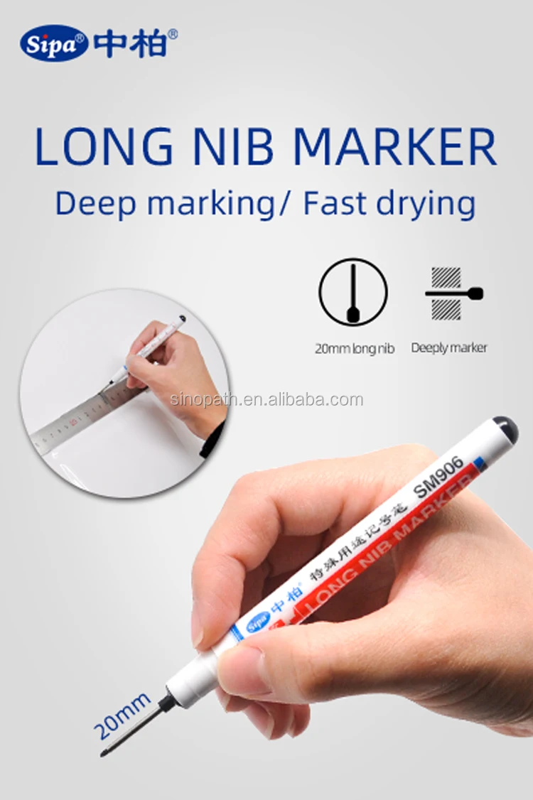Sipa Sm906 20mm Multipurpose Long Nib Permanent Marker For Deeply Mark Buy Explosion Graffiti