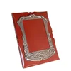 Four sides inlay electroplate frame wood grain wood plaque, carved with concave edges wood plaque apply to souvenir