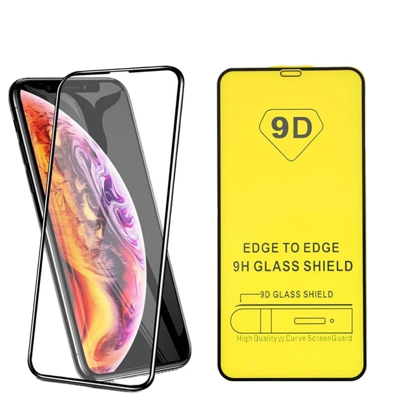 2023 Hot Full Cover 9h 9d Tempered Glass Screen Protector For Samsung