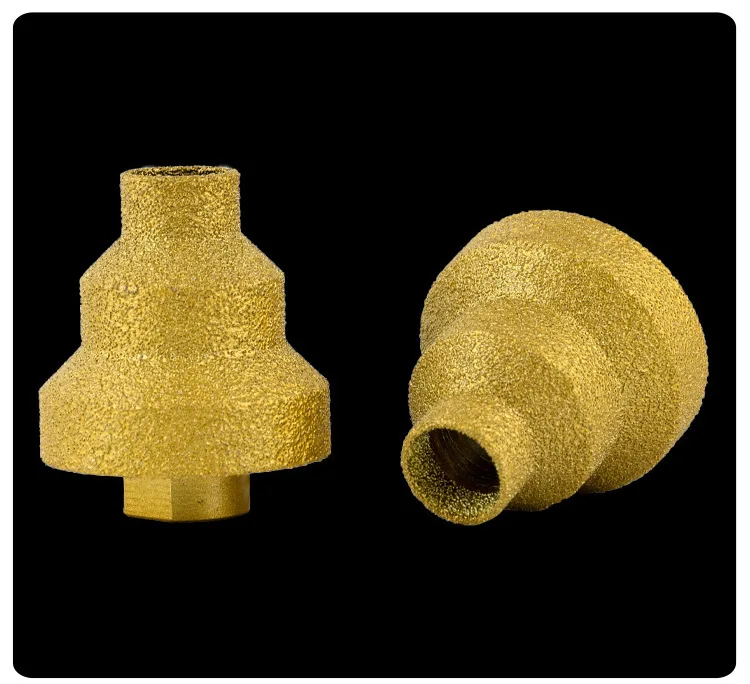 Wholesale Brazing Multi-Layer Cone Remyer Diamond Tile Marble Opening Trimming Concrete Chamferer CNC 6mm for Plastic
