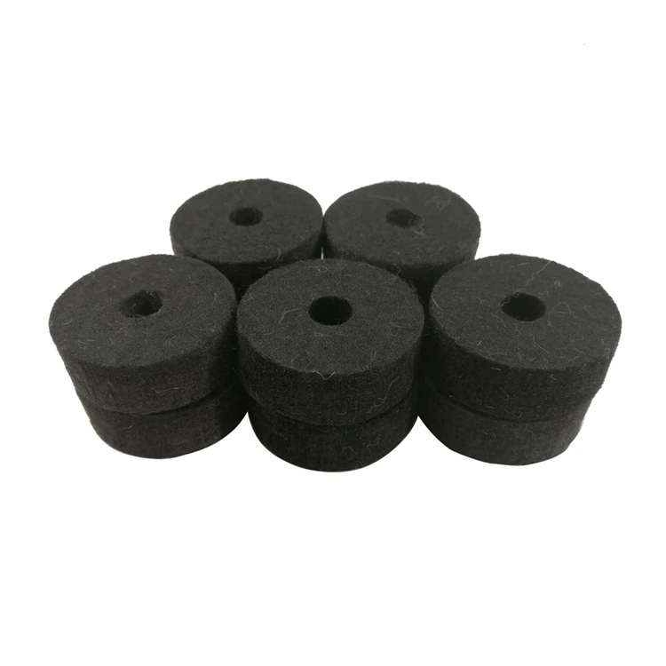 Factory Hot Cymbal Felt 3.5cm Black Drum Felt Pad Common Use Antiskid