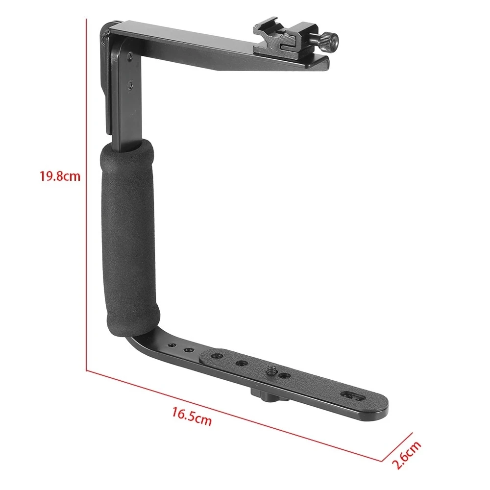 Camera Right-angled Flash C-frame 635 U-bracket with 1/4 thread for LCD  Photography