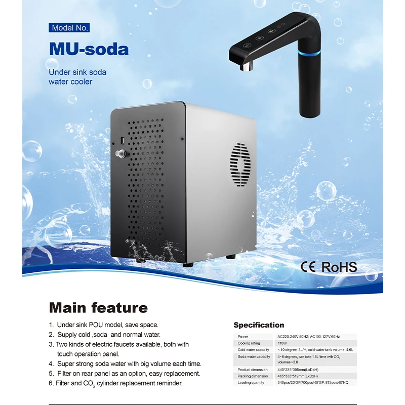 Sparkling Water Dispenser Commercial Soda Water Under Counter Soda Cold Water Dispenser Buy
