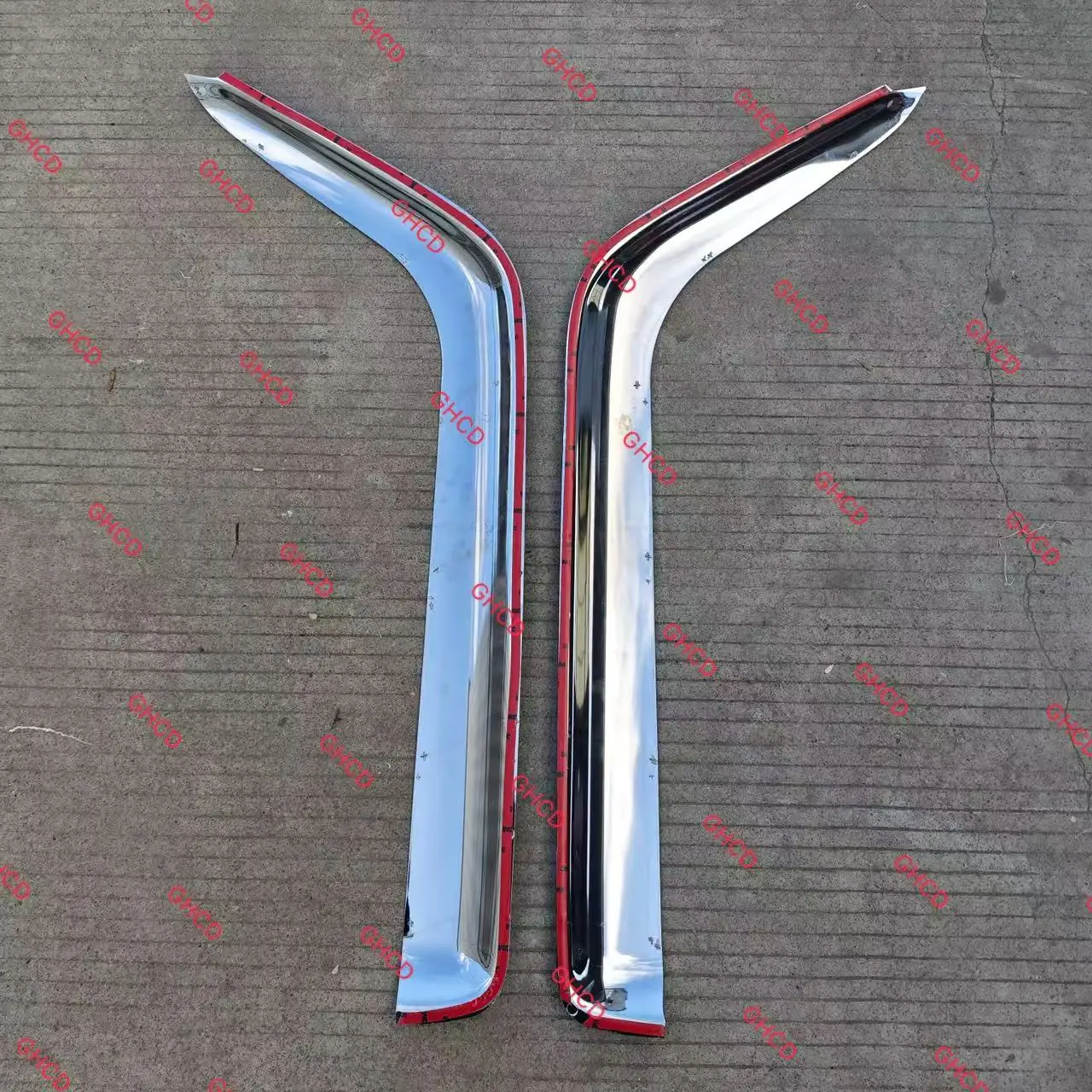 GHCD Hot Product/high Quality Chrome-plated Visor for Japanese Truck ISUZ NQR/ELF/600P (2006-ON) factory