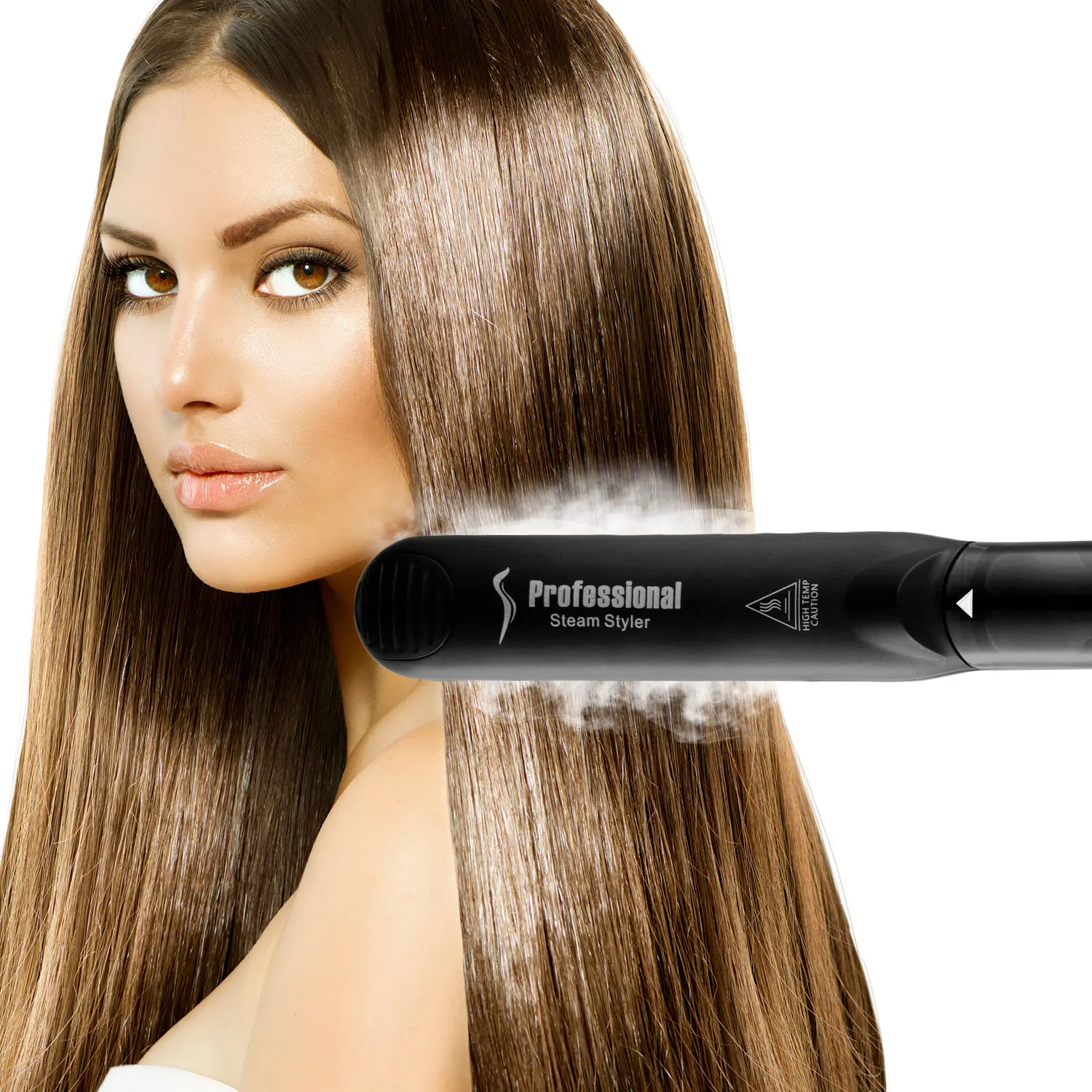 Ceramic hair straighteners with steam фото 118
