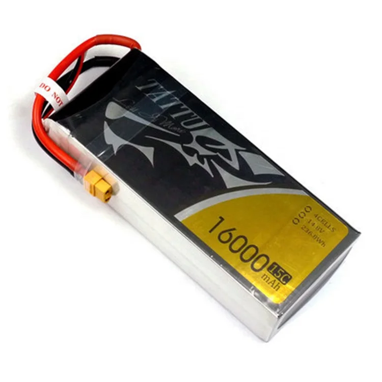 15c Tattu 22 2v Lipo Battery 16000mah 6s For Dji S800 Evo S1000 Gryphon