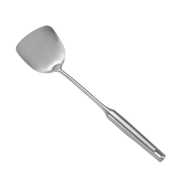 15 Inch Stainless Steel Wok Spatula With Wide Spatula Turner And Hollow Long Heat Resistant 3683