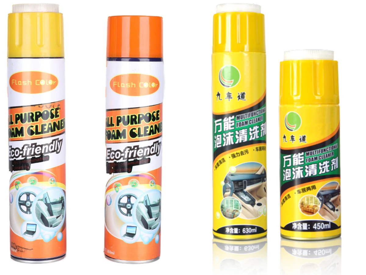 Car Interior Care Multipurpose Foam Cleaner Spray Custom Car Interior