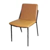 Nordic luxury dining chair living room armless leisure chair