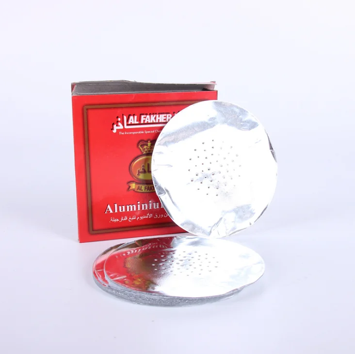 Wholesale 50pcs Tin Foil Arab Hookah Shisha Silver Paper Aluminium Foil