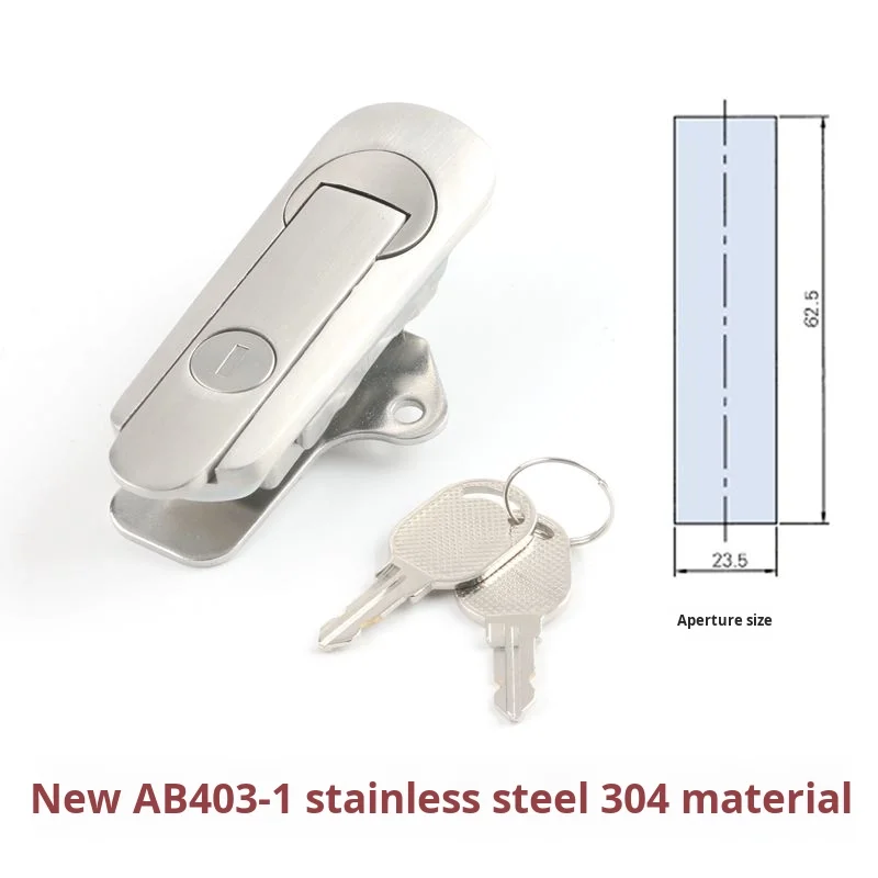 New AB401 Mechanical Box Lock Equipment Electrical Cabinet Door Lock Distribution Stainless Steel Cutting Included supplier