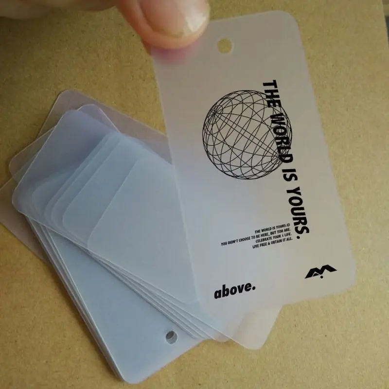 Matte Colored Pvc Price Warning Label Custom Printed Clear Frosted