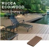 RUCCA PE Wood Plastic Composite Decking WPC suppliers 140*25mm teak decking decor outdoor decking