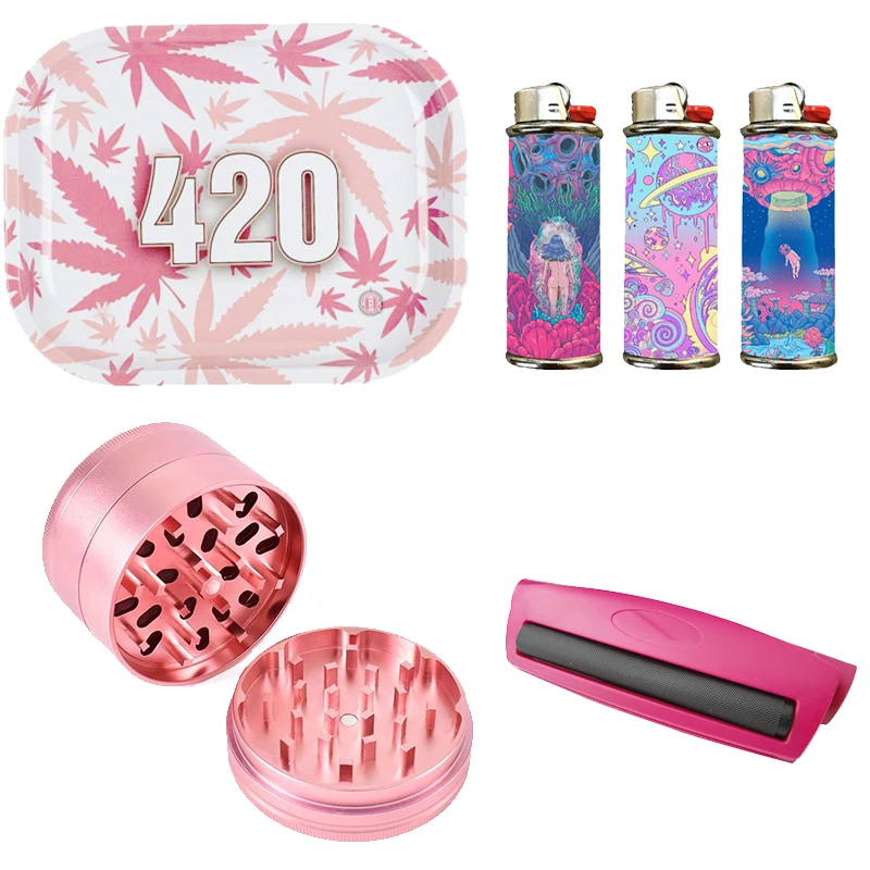 Wholesale Custom Weed Tray Tobacco Rolling Trays Weed Joint Roller Herb