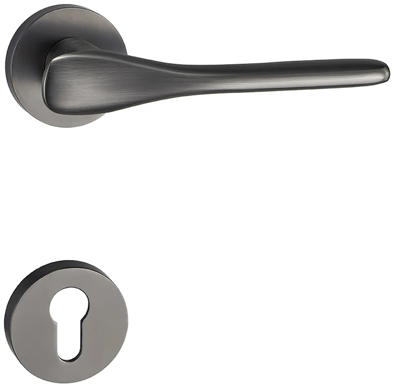 Modern Square Design Coffee Separate Lever Door Handle Tubular Lever Door Lock