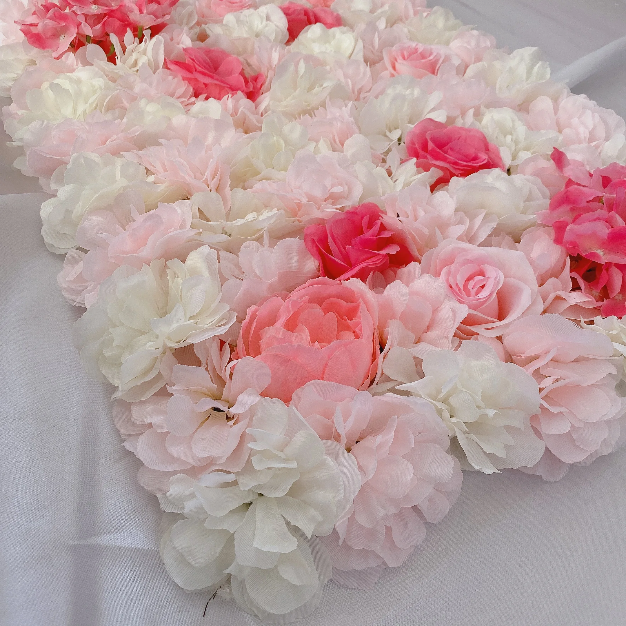 Wholesale Artificial Flower Wall Panel Silk Flower Wall Decoration