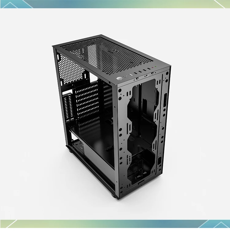 Atx Horizontal Desktop Best For Cooling Clear Plastic Newest Computer