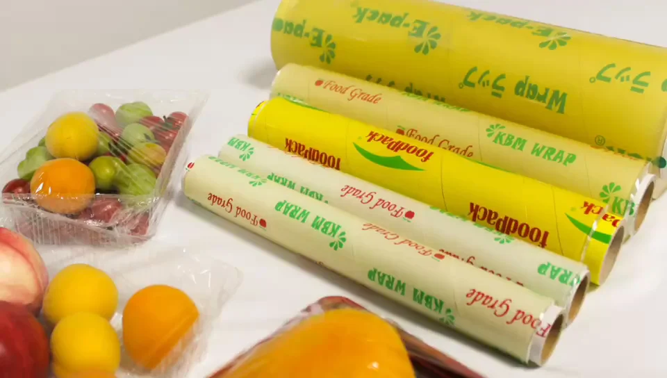 pvc raw material cling film for food wrapping food grade packaging film