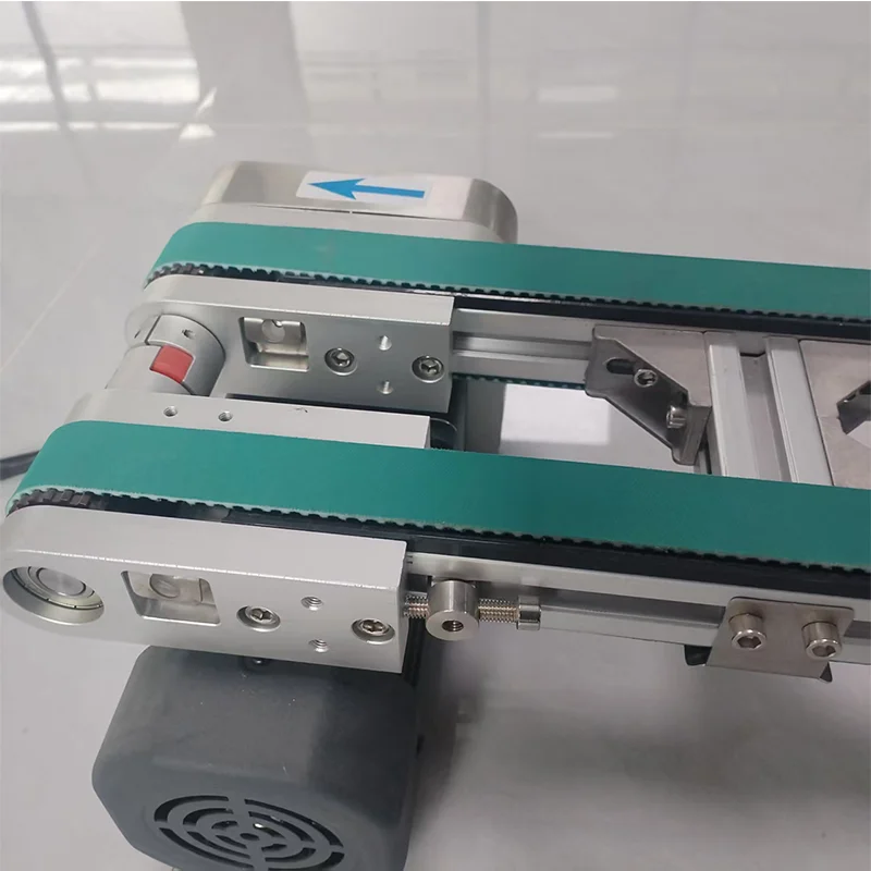 Customizable Small Conveyor Belt Assembly Line Double Row Side-by-Side Synchronous Belt Aluminum Profiles Transport Belt Wide manufacture