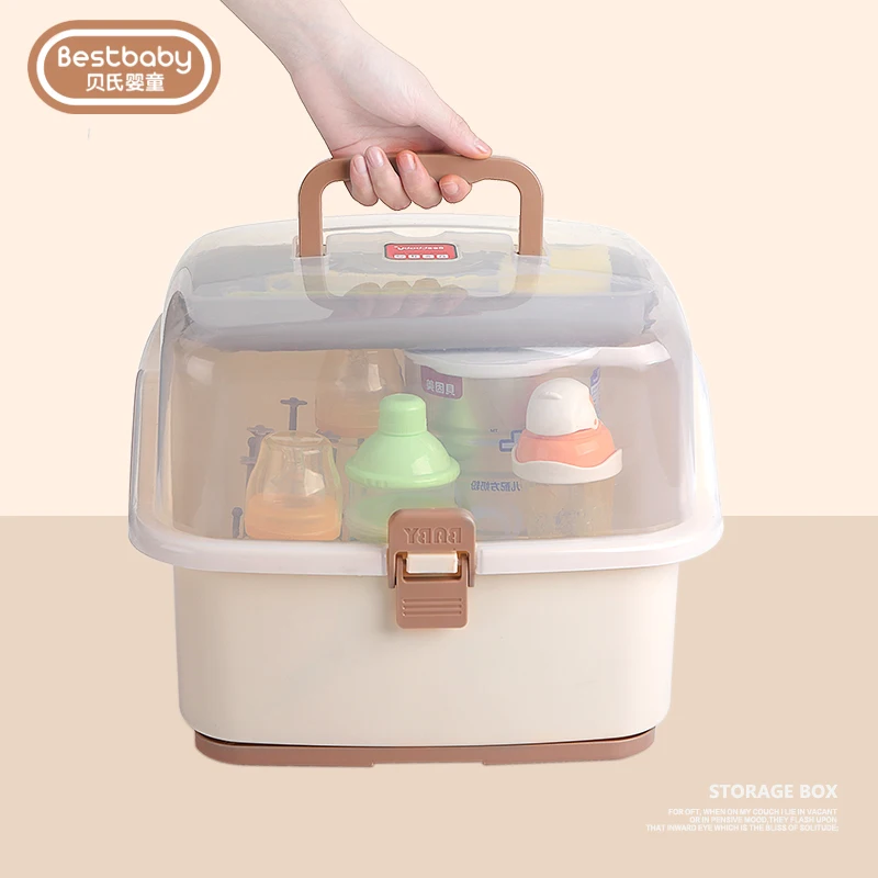 Fashion storage box for baby bottles