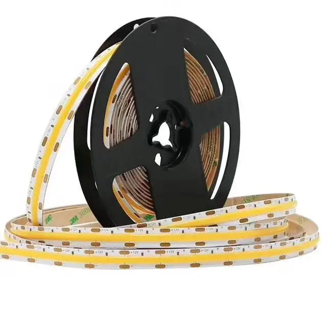 Hot sales dimmable CCT dual colour 608 LED24VDC 24W/M 3000K+6000K FOB COB LED strip light