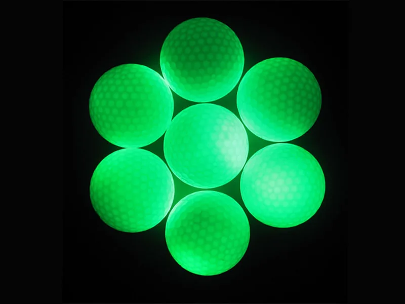 glowing golf ball