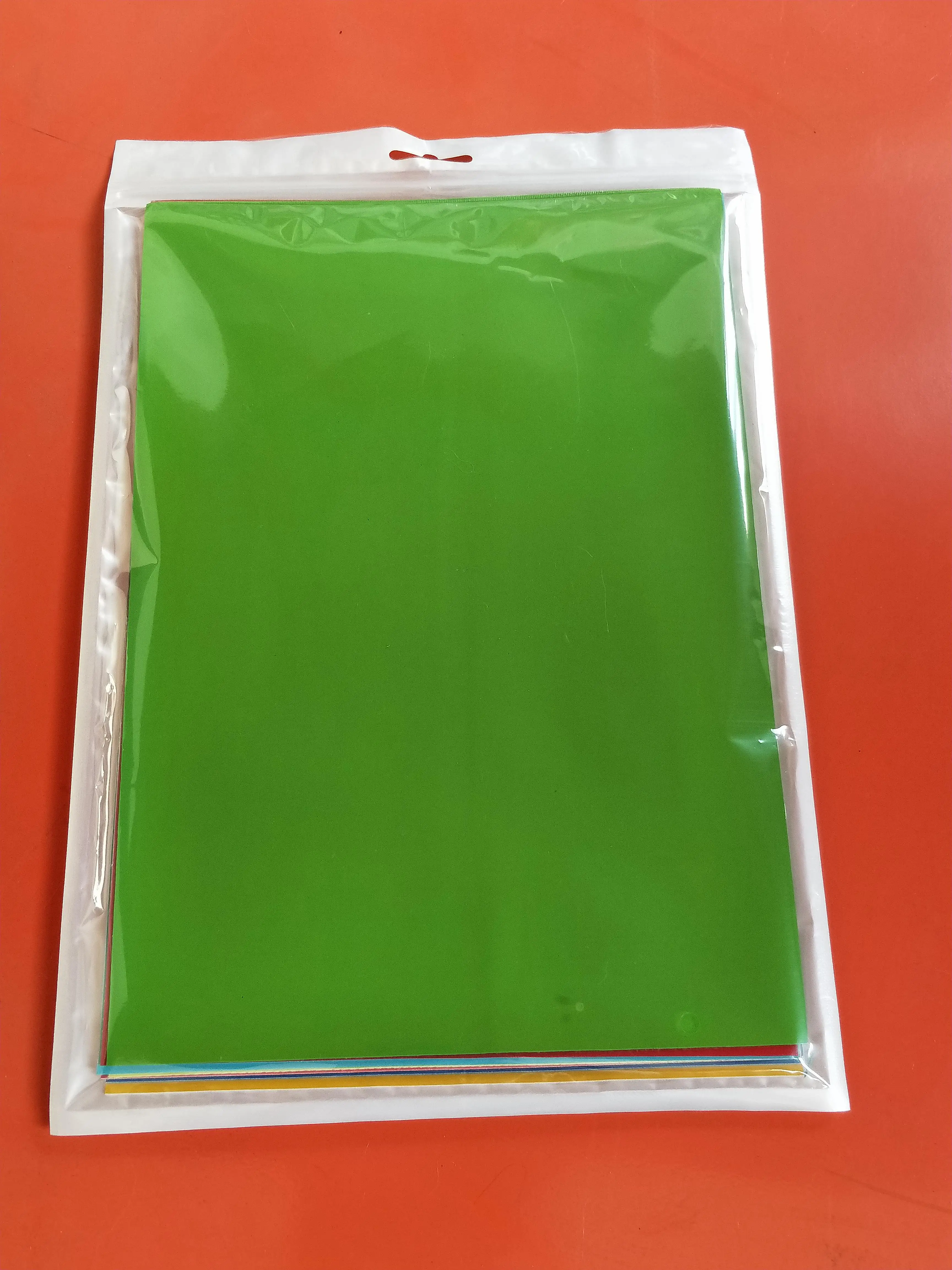 a4 size solid color skin grain texture faux leather fabric