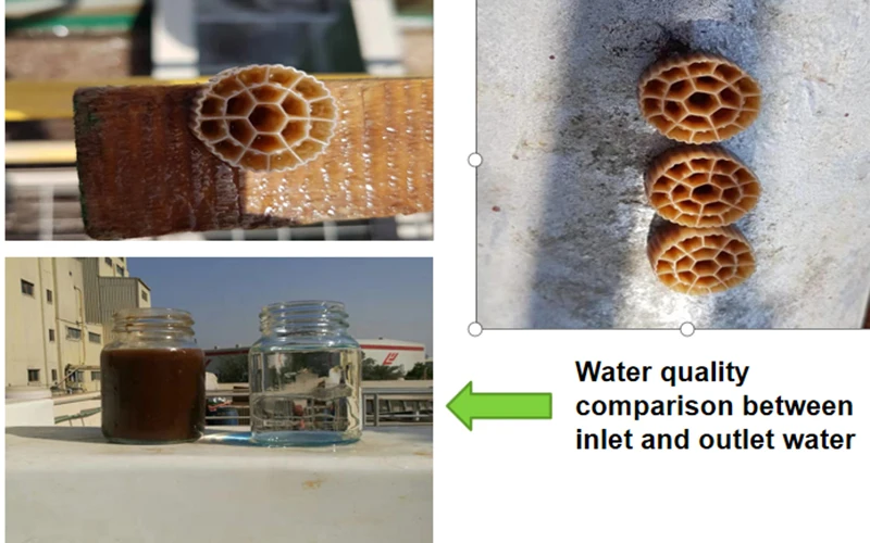meios de filtro habilitados do mbbr do HDPE para a água de esgoto
