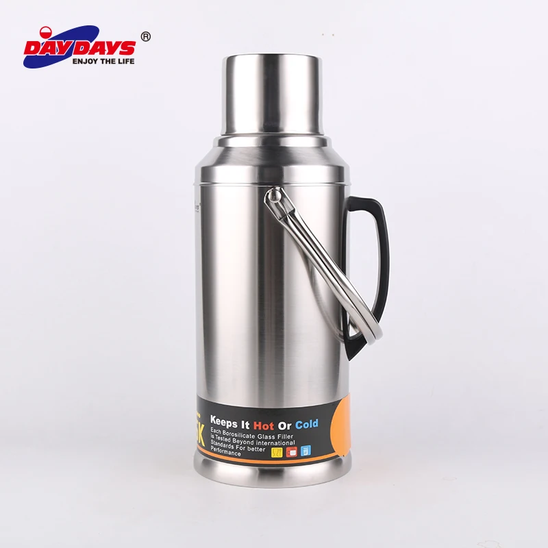 3.2l Big Thermos Bottle Stainless Steel Body Thermos Metal Pot Daydays