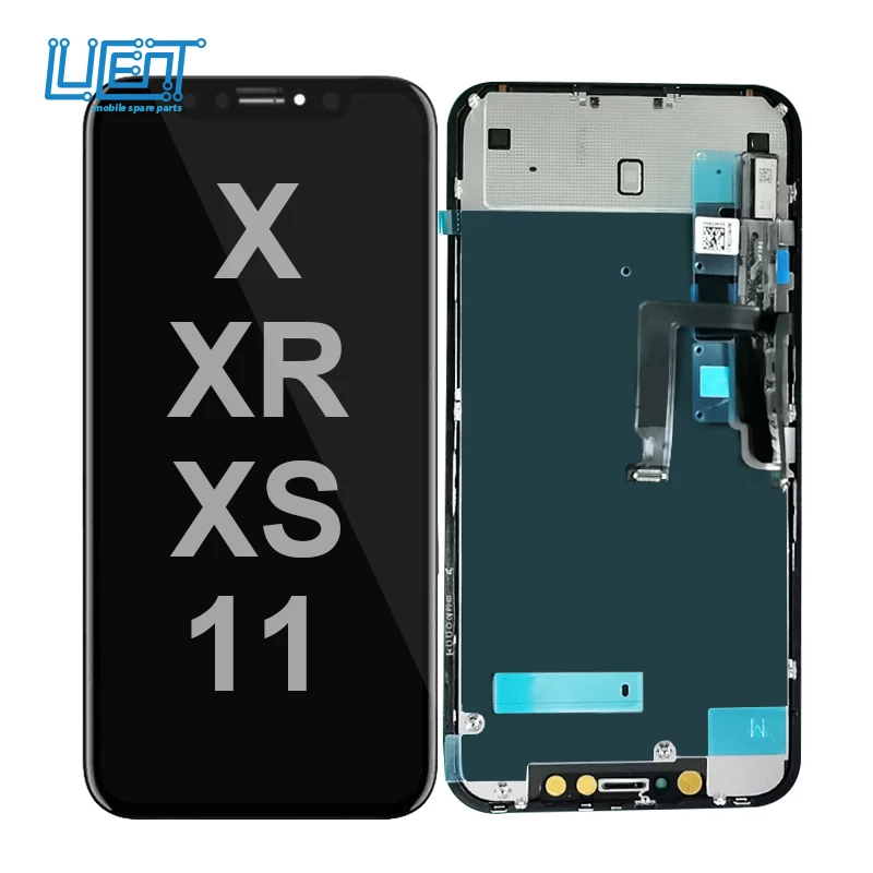 

incell OLED GX LCD screens replacement Factory price for iphone xr lcd screen for iphone xr display for iphone X XS XR XS MAX 11, Black