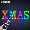 2019 hot sale handmade customize circus vintage font marquee letter lights for backing decoration wedding