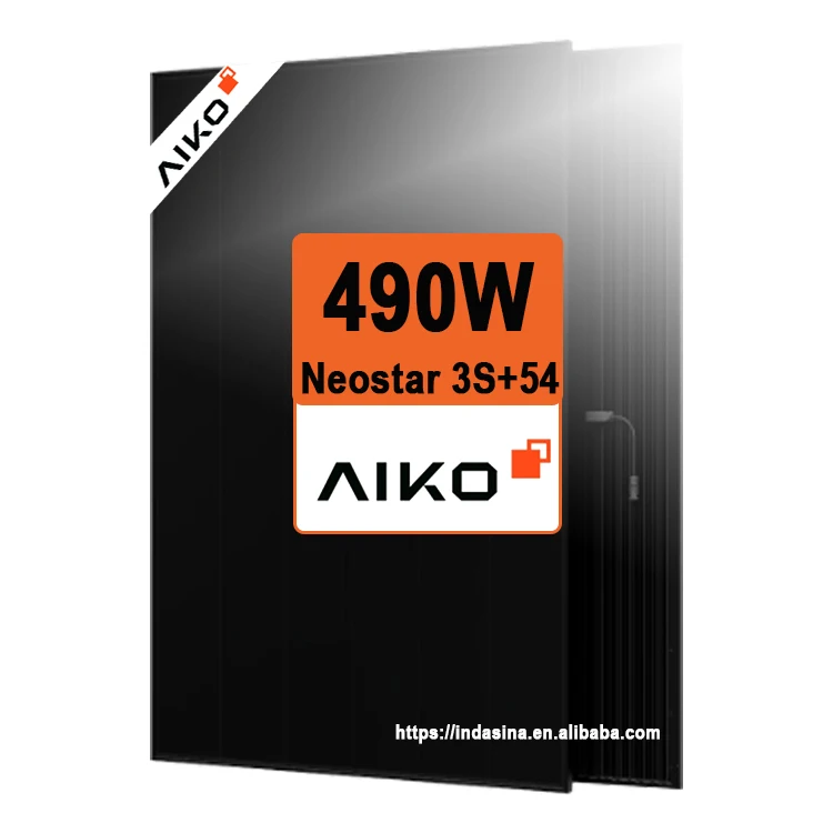 Aiko Neostar 3S+54 Gen3 460-490W N-Type ABC Dual Glass Solar Panel