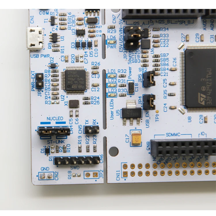 Placa St Original Stm32f429 Nucleo-144,Número De Pieza,Placa De ...
