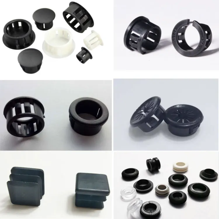 Nylon Pa66 Plastic Hole Plug Round Snap Panel Locking Hole Plug Cover