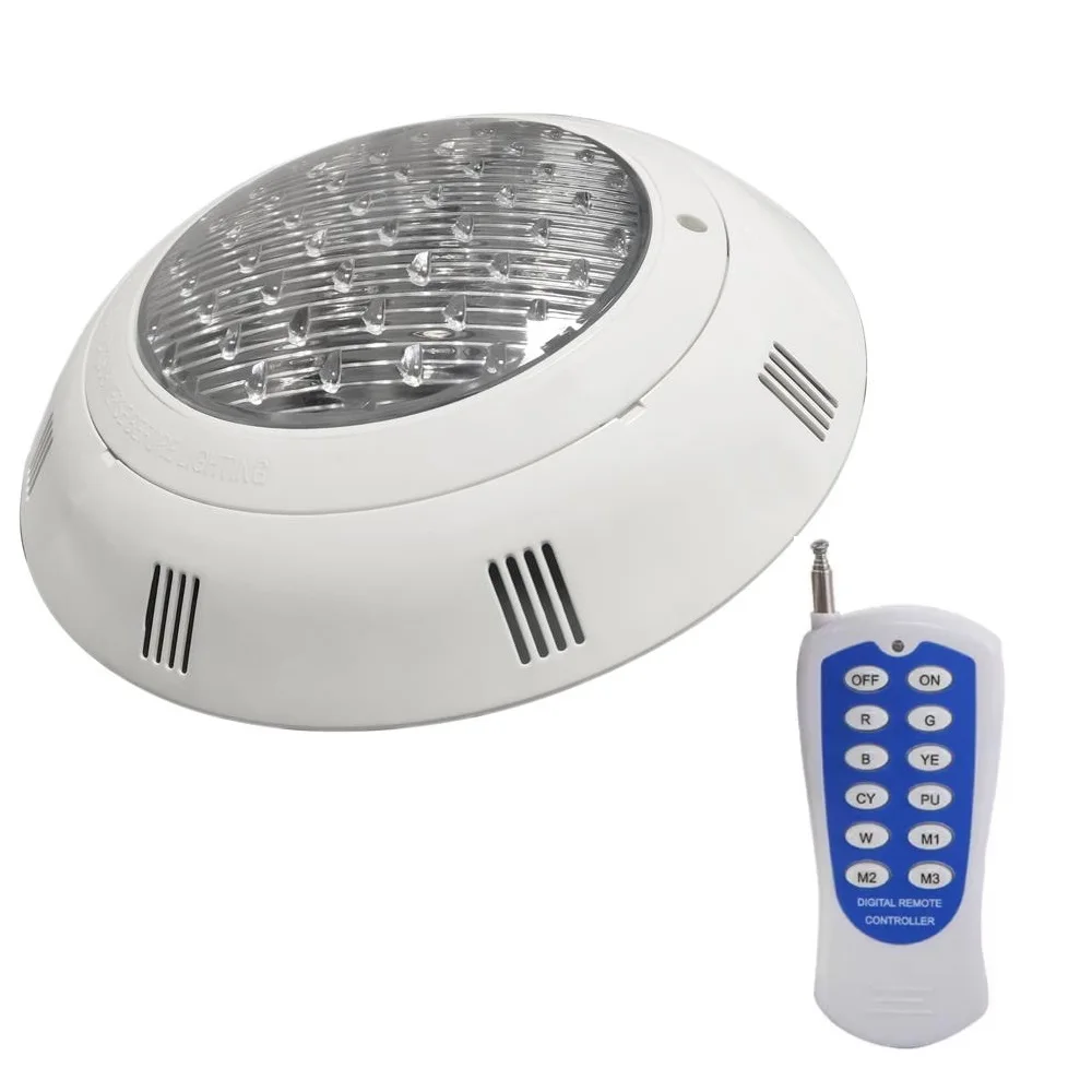 ABS Par56 white intex swimming pool led light water with remote controller