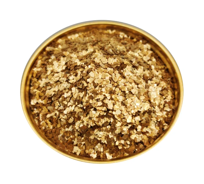 Gold Mica Flakes Price Golden  Mica All Colors Flakes Pearlescent Metallic Mica Chip Flakes for Epoxy Flooring supplier
