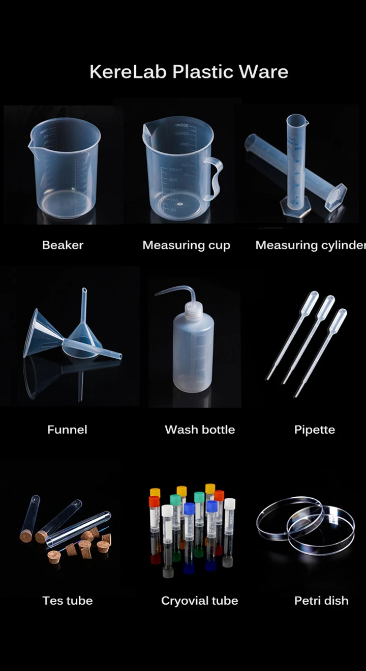 Boîte de Pétri stérile en plastique jetable transparente de 100mm 120mm avec couvercles pour fournitures de laboratoire chimique
