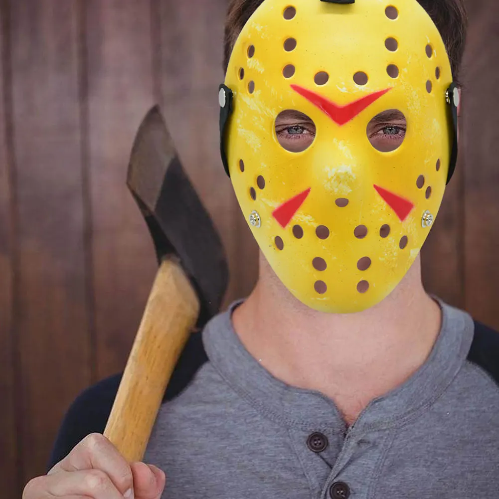 Jason Máscara Do Dia Das Bruxas Cosplay Traje Horror Prop Partido