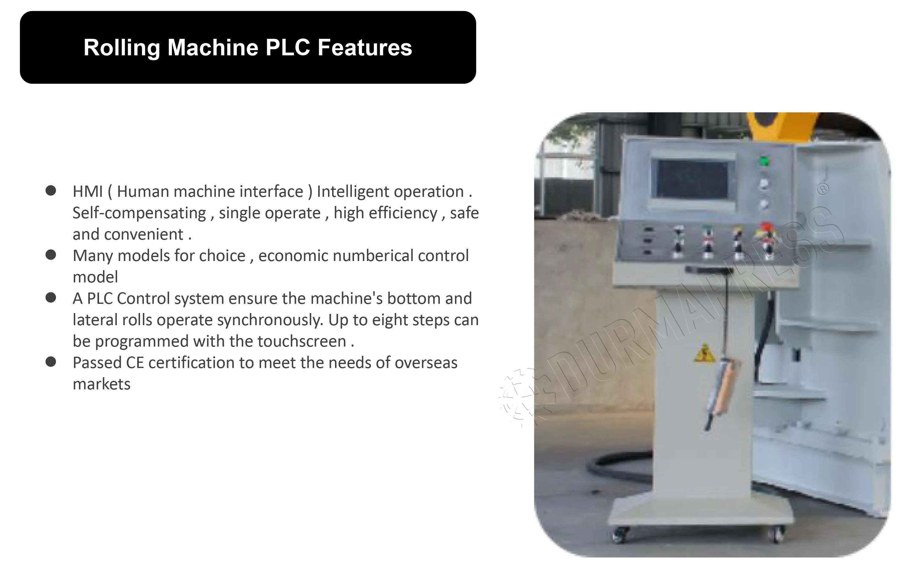 W1216x2000 Roll Shaper Rolling Machine With Stainless Steel Pipe