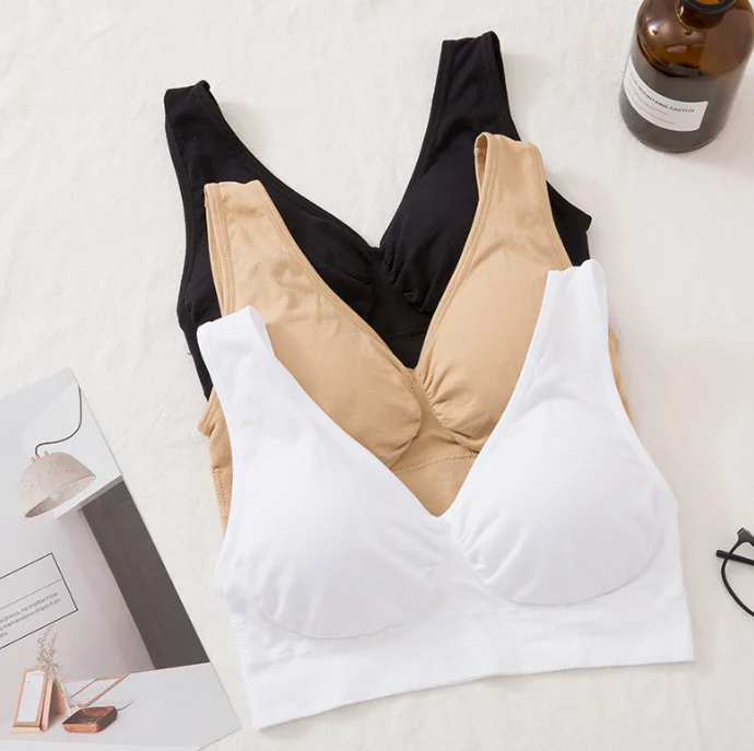 3pcs/set Sexy Bra with Pads Seamless Push Up Bra Plus Size
