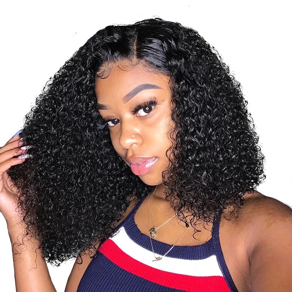 
Alimina Fast Shipping 100% Natural Human Hair Wigs,8-16inch Bob Wigs Human Hair Lace Front wig,Remy Hair Wigs For Black Women 