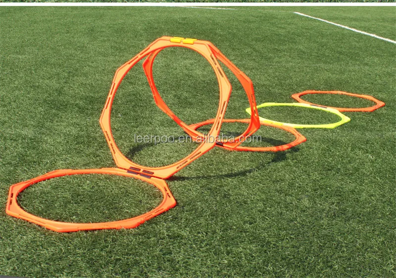 Hex Speed Ring Soccer Training Polygon Agility Rings Football