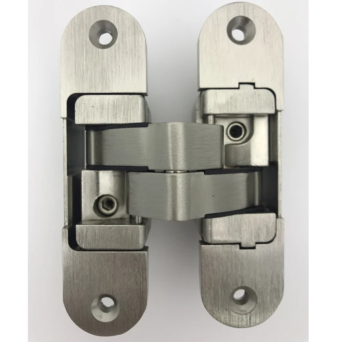 Load bearing zinc alloy invisible concealed cabinet hinge