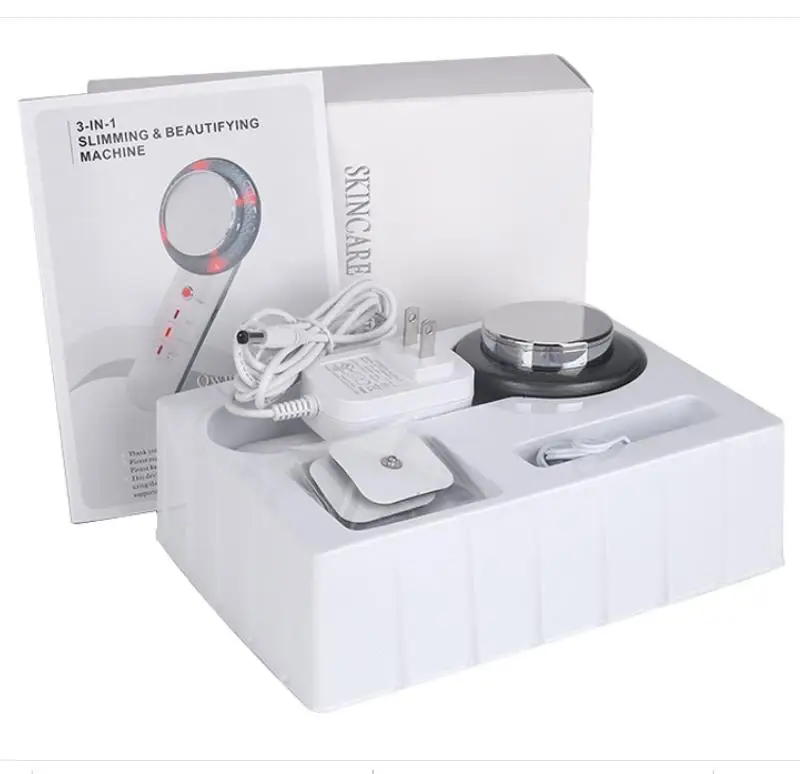 Portable 3 In 1 Body Slimming Beauty Machine Ems Massager Sonic Burn