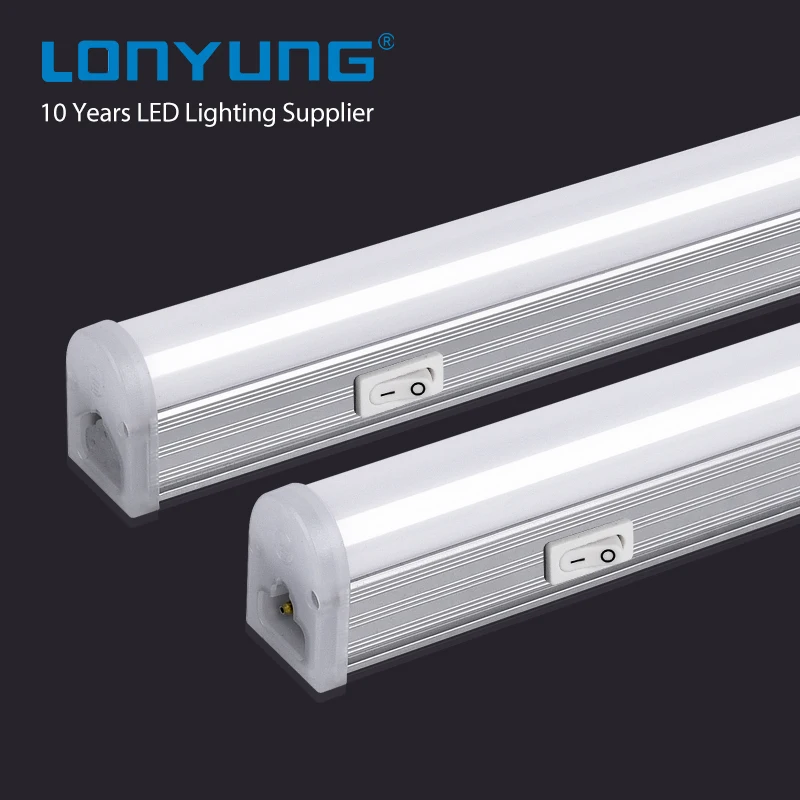 TUV approved led t5 single fixture replace T5 T8  fluorescent light for bed head dimmable batten wall lamp dc 12 volt tube light