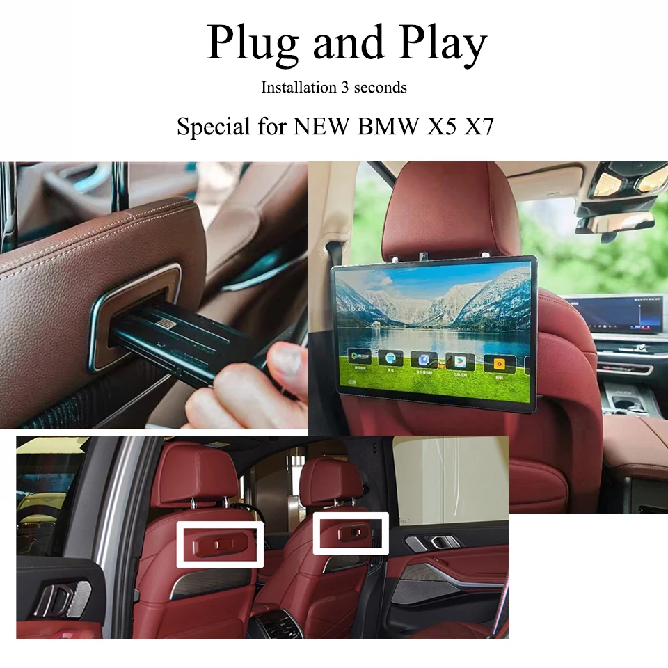 2025 BMW X5 Rear Seat Monitor – Android Auto, 1920x1080 Resolution ...