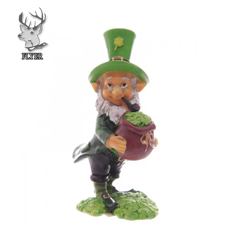 Customer Design Children Park Denoration Irish Leprechaun Statue For