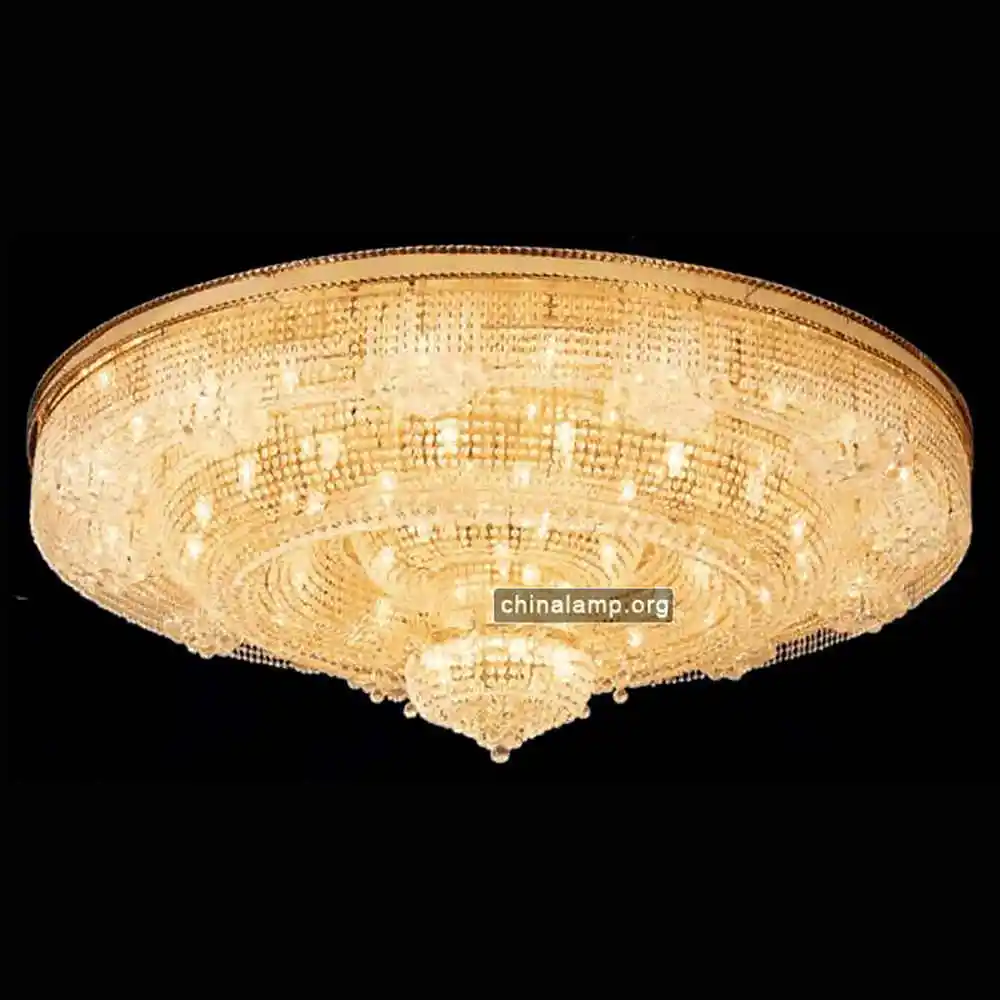 Round ceiling crystal chandelier