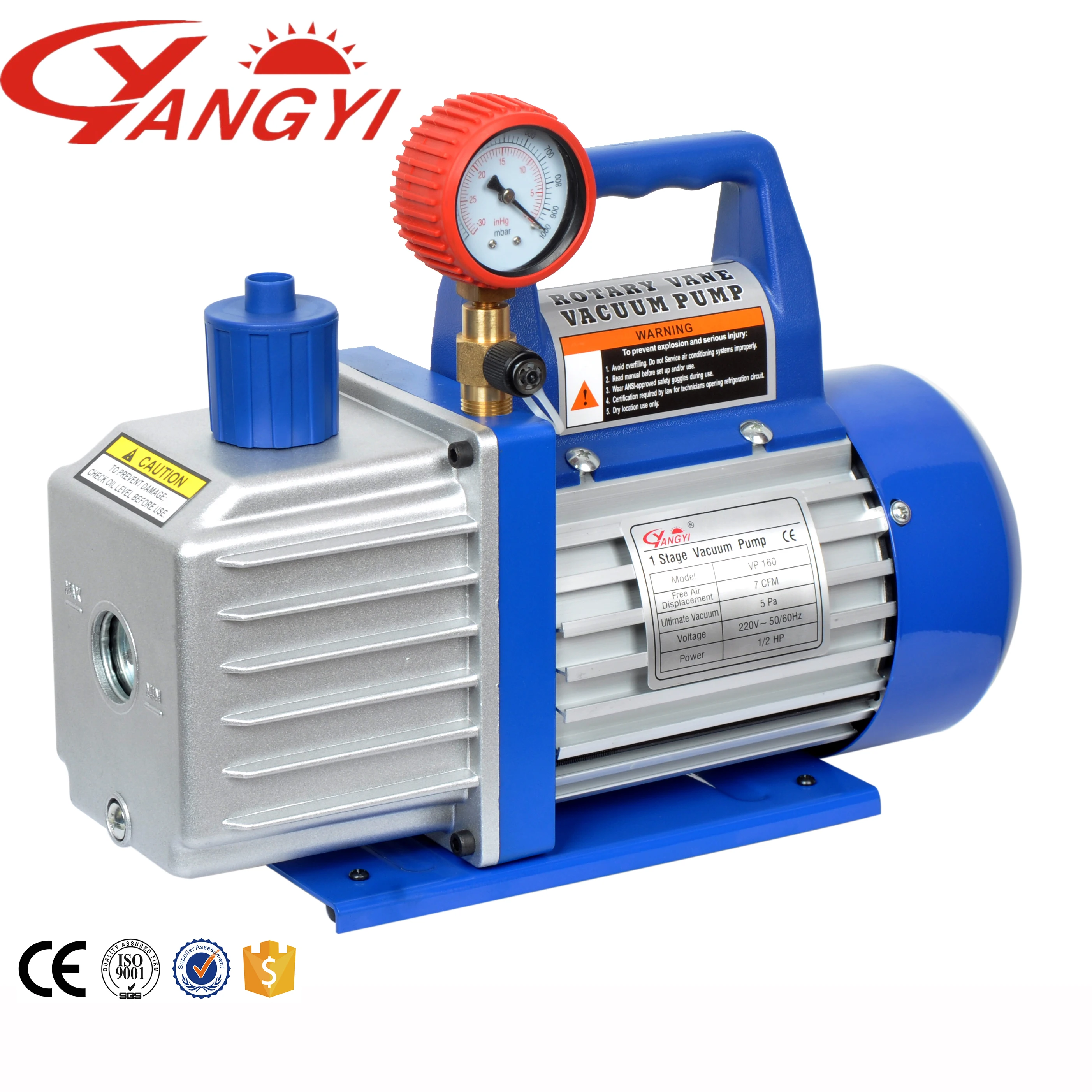 Hvac Tools 2 Stage Bomba De Vacio Refrigeration 1 Hp Vacuum Pump For
